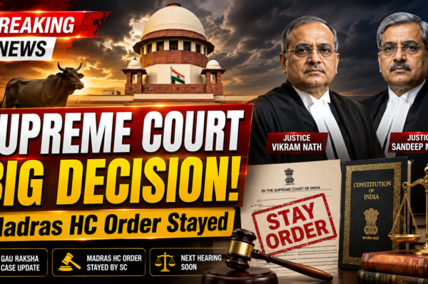 Supreme Court Stays Madras High Court's Ban on Cow Slaughter in Tamil Nadu: Key Legal Developments Explained Supreme Court Stays Madras High Court's Ban on Cow Slaughter in Tamil Nadu: Key Legal Developments Explained