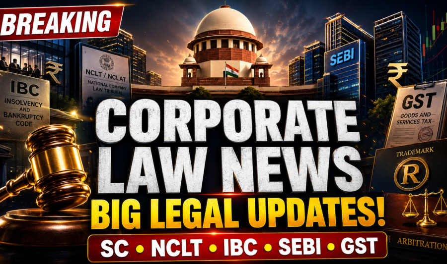 Corporate Legal News Daily Round-Up September 1 2026 | Supreme Court, NCLT, IBC, SEBI & More